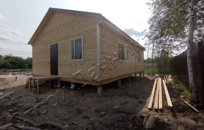 1 Каркасно-щитовой дом Д-6, 10х7.5м, 75 М², Московская область, г. Электрогорск (13)